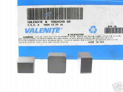 80 NEW VALENITE SNG 454 GRADE Q6 CERAMIC INSERTS P319S