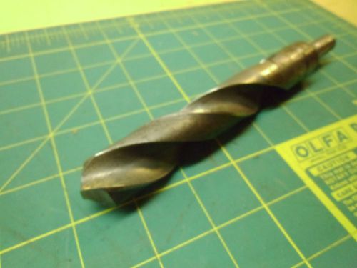Twist drill 15/16 cle-forge 3 7/8 flute length 1/2 turned down shank #2428a for sale