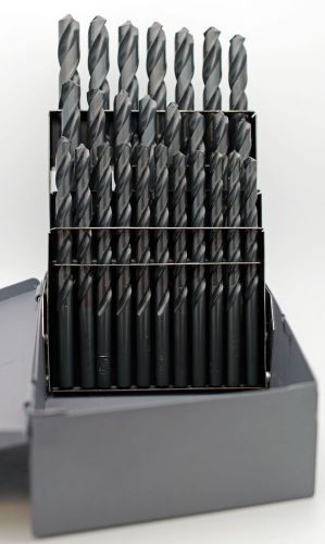 A - Z HSS Jobber Length  Black Oxide Drill set Vermont Tap &amp; Die USA 118°Point