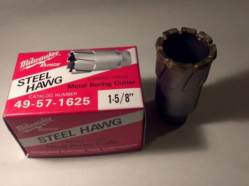 Milwaukee Steel Hawg 1 5/8 carbide tipped metal boring cutter NEW  49-57-1625