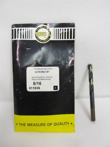 Sos metal products 811036 5/16&#034; hss maintenance length drill bits - 6 each for sale