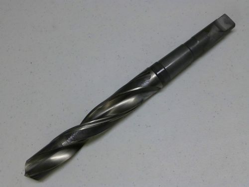 1-11/32&#034; no. 4mt drill bit m2 hs tapered shank - 14 inch oal - nice deal! for sale