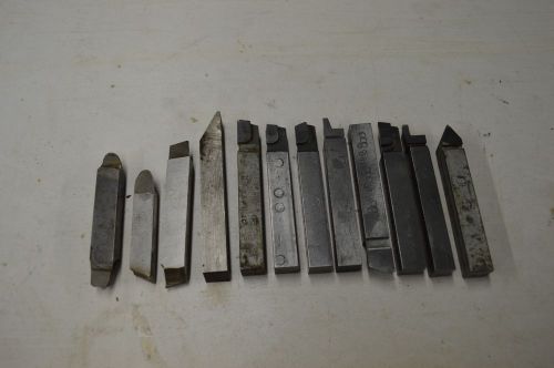 Lot of 12 lathe cutters
