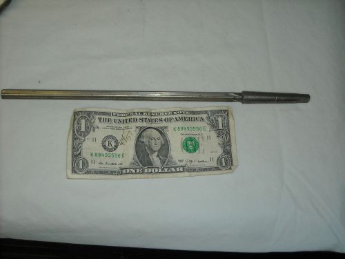 6 flute 3/8&#034; reamer with morse 2 taper shank. for sale