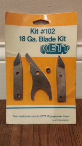 New in package original genuine kett 18 gauge blade kit #102 for sale