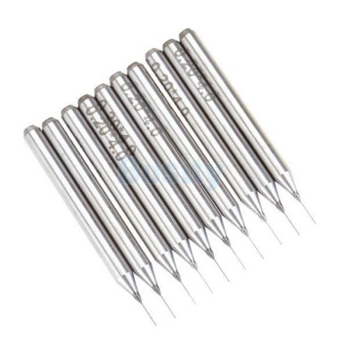 10pcs 0.2mm carbide end mill endmill tungsten steel blade cnc/pcb engraving bit for sale