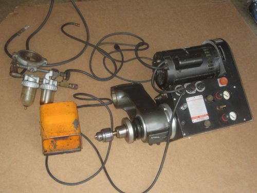 Dumore Series 24 Automatic Drill Unit / Head W/ Foot Control Air Op, Industrial