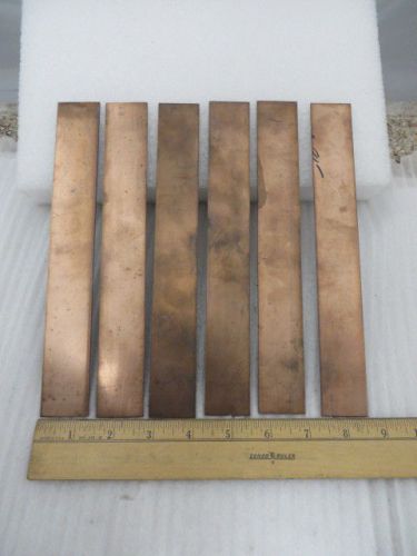 6 PIECES NEW COPPER TUNGSTON EDM ELECTRODE MATERIAL  --- LOC F-18