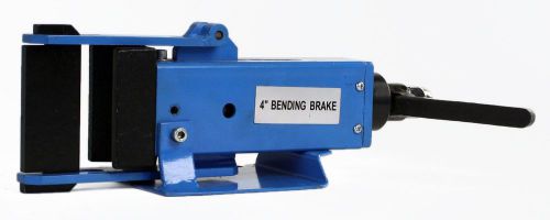 4&#034; hand operated steel bending brake &amp; sheet metal form bender with pressing die for sale