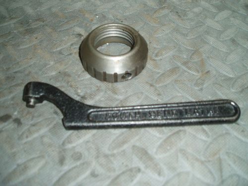South Bend 9 Lathe Spindle Thread Protecter &amp; Spanner Wrench