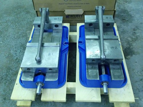 KURT D810 MILLING VICE used and sold each. CNC workholding. buyer pays shipping.