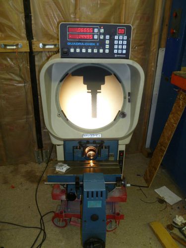 Optical comparator deltronic  14 inch with quadrachek ll dro digital readout for sale