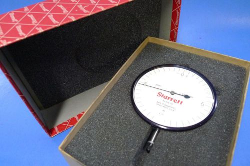 Starrett no. 656-134 large 3-1/2&#034; dial indicator .0005&#034;-.050&#034;  *mint in box*#2*d for sale
