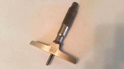 Lufkin No. 513-N Depth Gauge Micrometer 0-5 inches