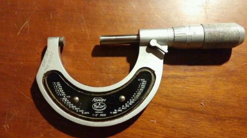 0-I inch Fowler micrometer