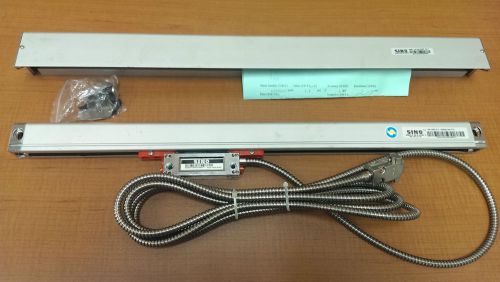17&#034; Glass Scale w/ Cover for SINO DRO, Resolution 0.0002&#034;, 10&#034; Cable, #SIN3-0106