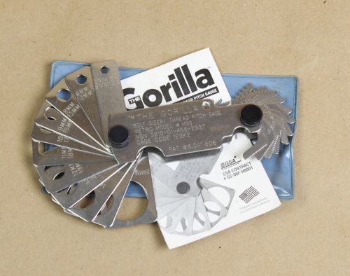 The Gorilla Bolt Sizer /Thread Pitch Gauge M98 - Metric - Military Issued