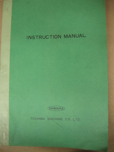Toshiba Shibaura Electric Copying Device Manual