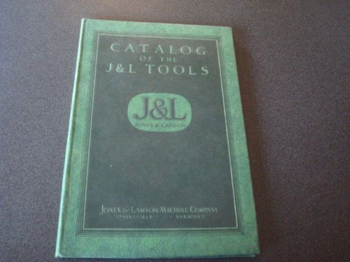 Catalog of Tools for Jones &amp; Lamson Flat Turret Lathes HC c1928