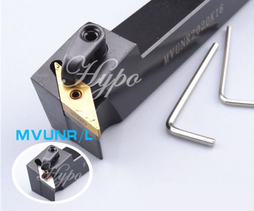 Mvun 20 x125 indexable external turning toolholder for vnmg 1604 carbide insert for sale