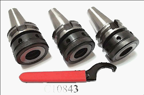 tg100 for sale, 3 pc set bt40 tg100 collet chuck will be listing more bt 40 tg 100 lot c10843