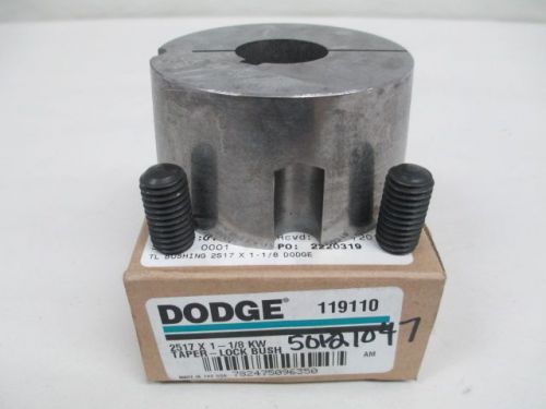 New dodge 119110 2517 x 1-1/8kw taper-lock 1-1/8 in bushing d213973 for sale