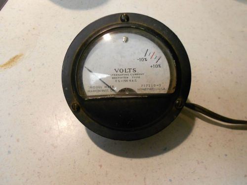 AC Voltmeter 115 Volts For Generator Military