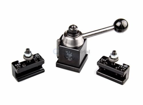 Aloris miniature ultra-precision mxa quick chg tool post intro-pro set 2 holders for sale