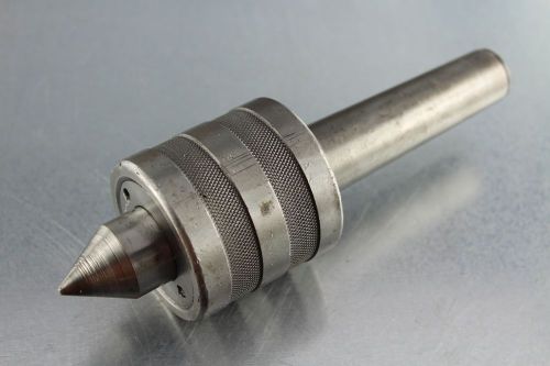 Live lathe center knurled body 3mt morse taper shank for sale
