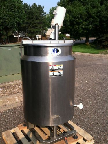 100 Gallon Jacketed Kettle with Mixer