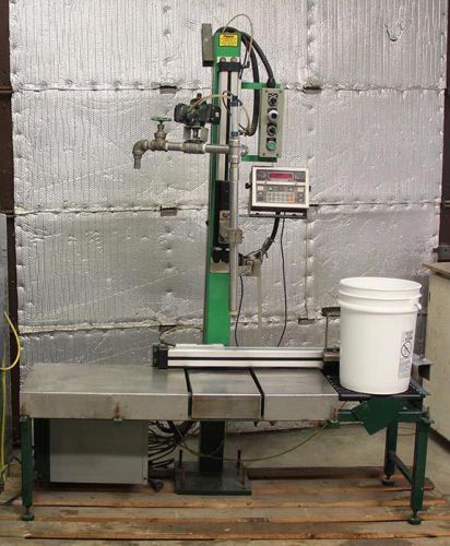 5 gal pail filler. automatic. net weight. reconditioned. for sale