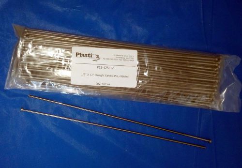 1/8&#034; x 12&#034; ejector pins - pkgs of 100 for sale