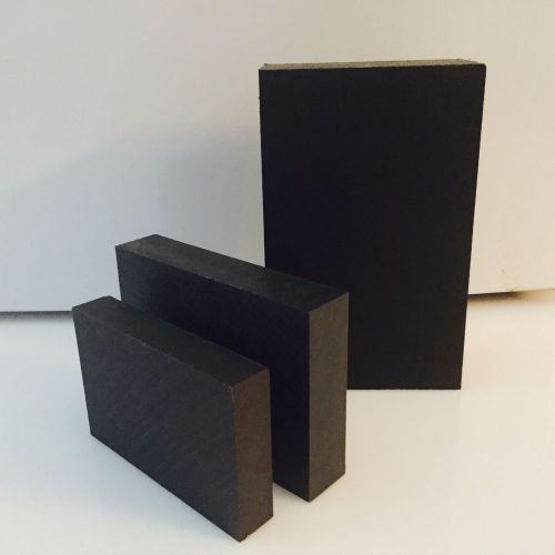 2.5&#034; Black Nylon 6-6 Plastic Sheet - Priced Per Square Foot- Cut to Size!