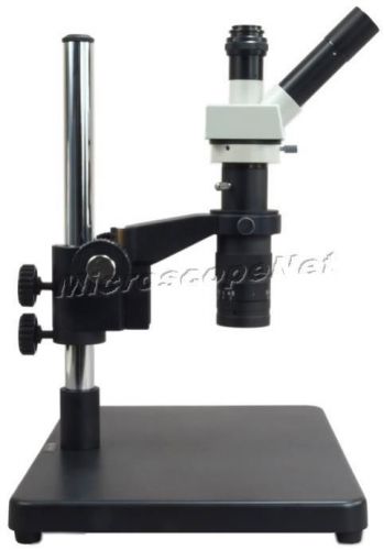 Industrial Inspection Monocular Zoom Microscope 7X-45X w C-Mount Photo Tube