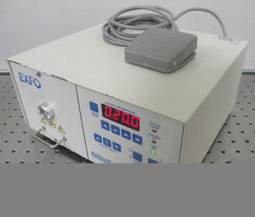 C113313 exfo acticure 4000 a4000 uv light spot curing system w/ foot switch for sale