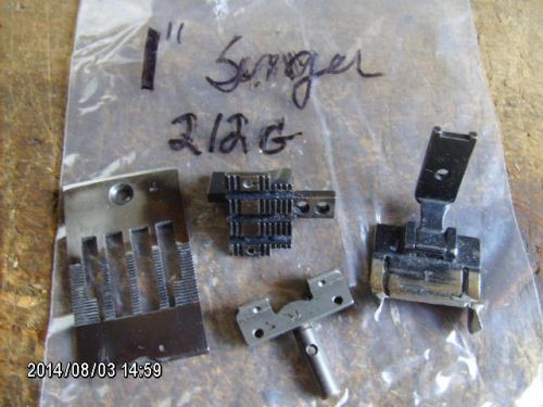 4 pc 1&#034; gauge set for SINGER 212G sewing machine