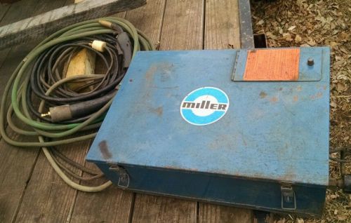 Miller millermatic porta-mig wire feeder with cables bernard gun suitcase mig for sale