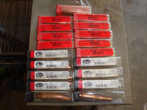 (19) cutting torch tips for sale