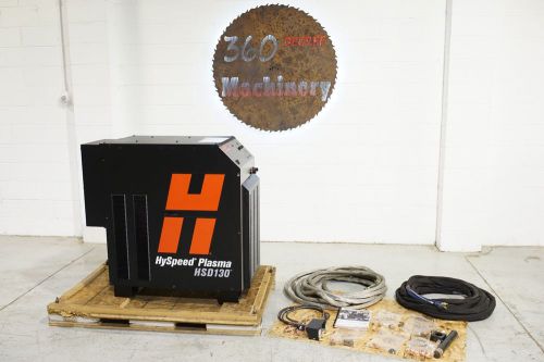 2011 hypertherm hsd 130 power source w/torch complete for sale