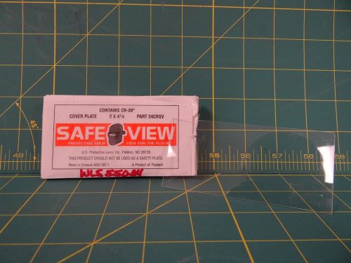 Safe View 24CRSV Clear Welding Mask Cover Plate  2&#034; x 4 1/2&#034;   *LOT OF 8*