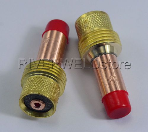 45v26 3/32“tig collet body gas lens fit tig welding torch wp 17 18 26 series,2pk for sale