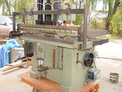 Zangheri &amp; boschetti mdl#: b-35-s line boring woodworking machine for sale
