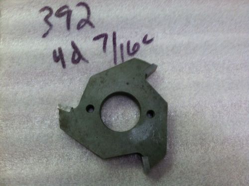 1-1/4 bore 7/16 cut 4 d 392 Shaper cutter carbide tipped slot rabbet dado