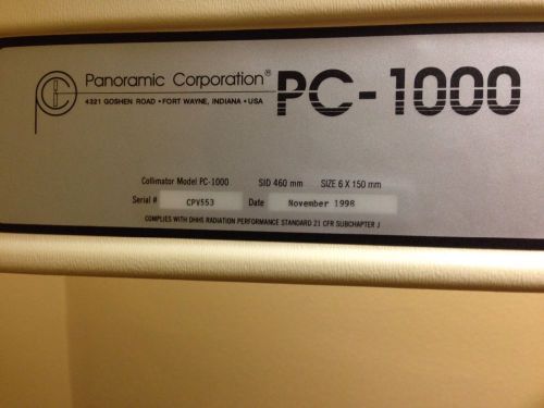 Panoramic X-ray Planmecs PC1000
