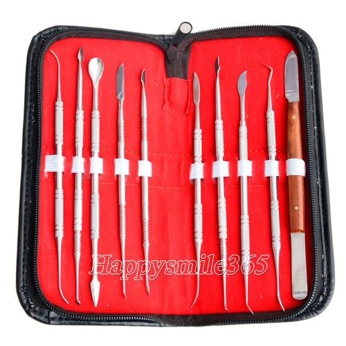 New Type Dental Lab Stainless Steel Kit Wax Carving Tool Set Lab Instrument