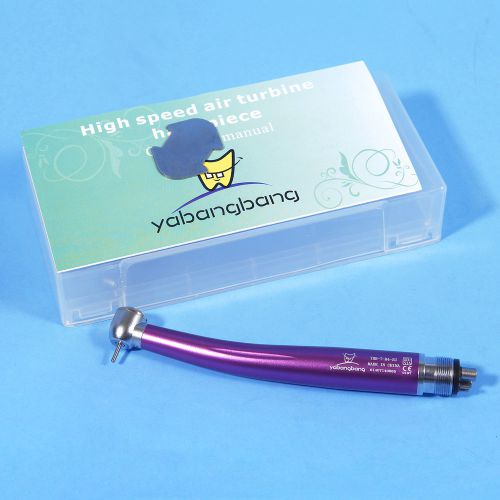 Dental High Speed Handpiece NSK Style Push Button Type 4Hole Purple CA