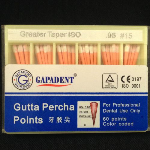 Gutta Percha Points Endodontics Taper 06 Sizes 15#Obturation Tips crazy discount
