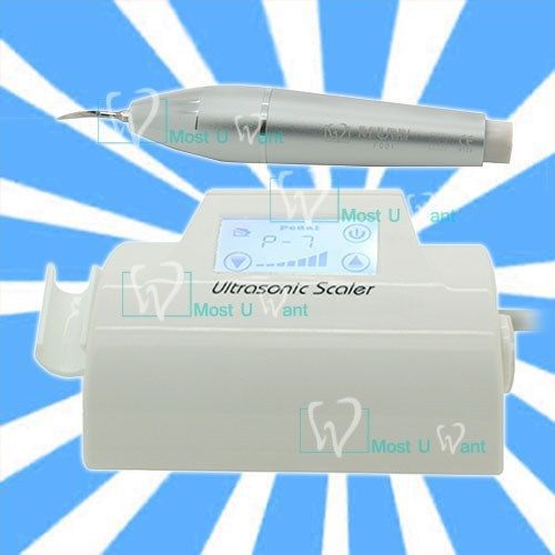 Dental ultrasonic scaler led light optic detachable handpiece lcd touch screen for sale