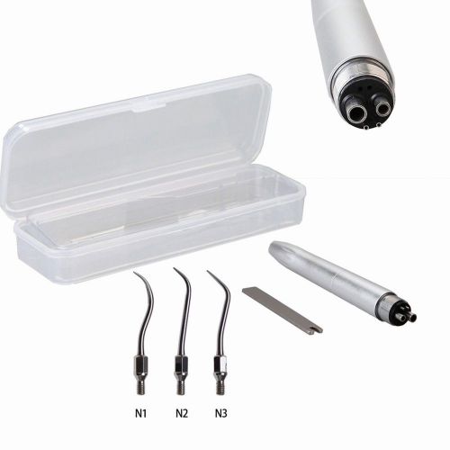 Nsk style air scaler handpiece sonic perio hygienist 4h 3 tips n1 n2 n3 fgtr for sale