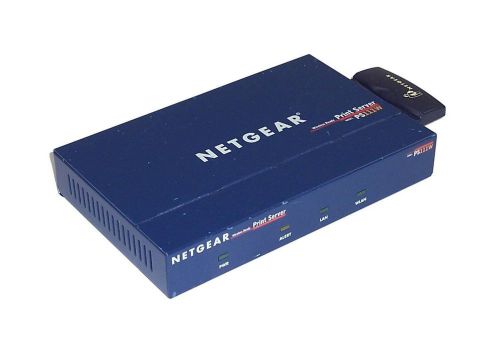 Netgear Print Server PS111W with Netgear Wireless PCMCIA card PS401